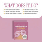 What the peptide collagen eye mask does, feature checklist
