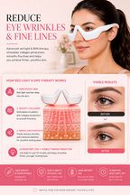 Red Light EMS Eye Massager Glasses
