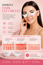 Red Light EMS Eye Massager Glasses