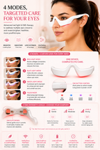 Red Light EMS Eye Massager Glasses