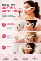 Red Light EMS Eye Massager Glasses