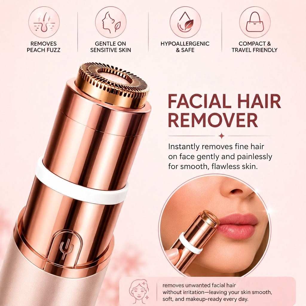 GlowTrim 2-in-1 facial hair and eyebrow trimmer - photo 7