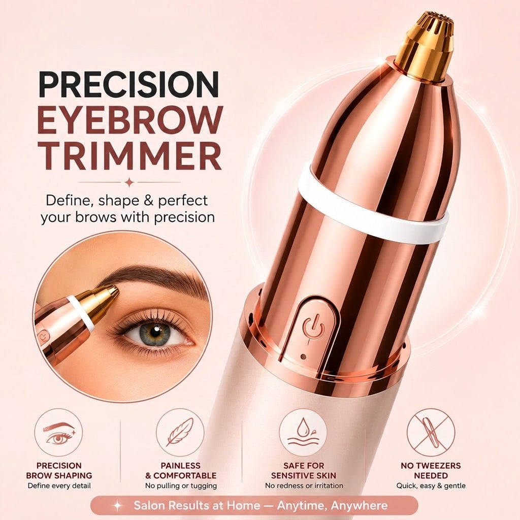 GlowTrim 2-in-1 facial hair and eyebrow trimmer - photo 8