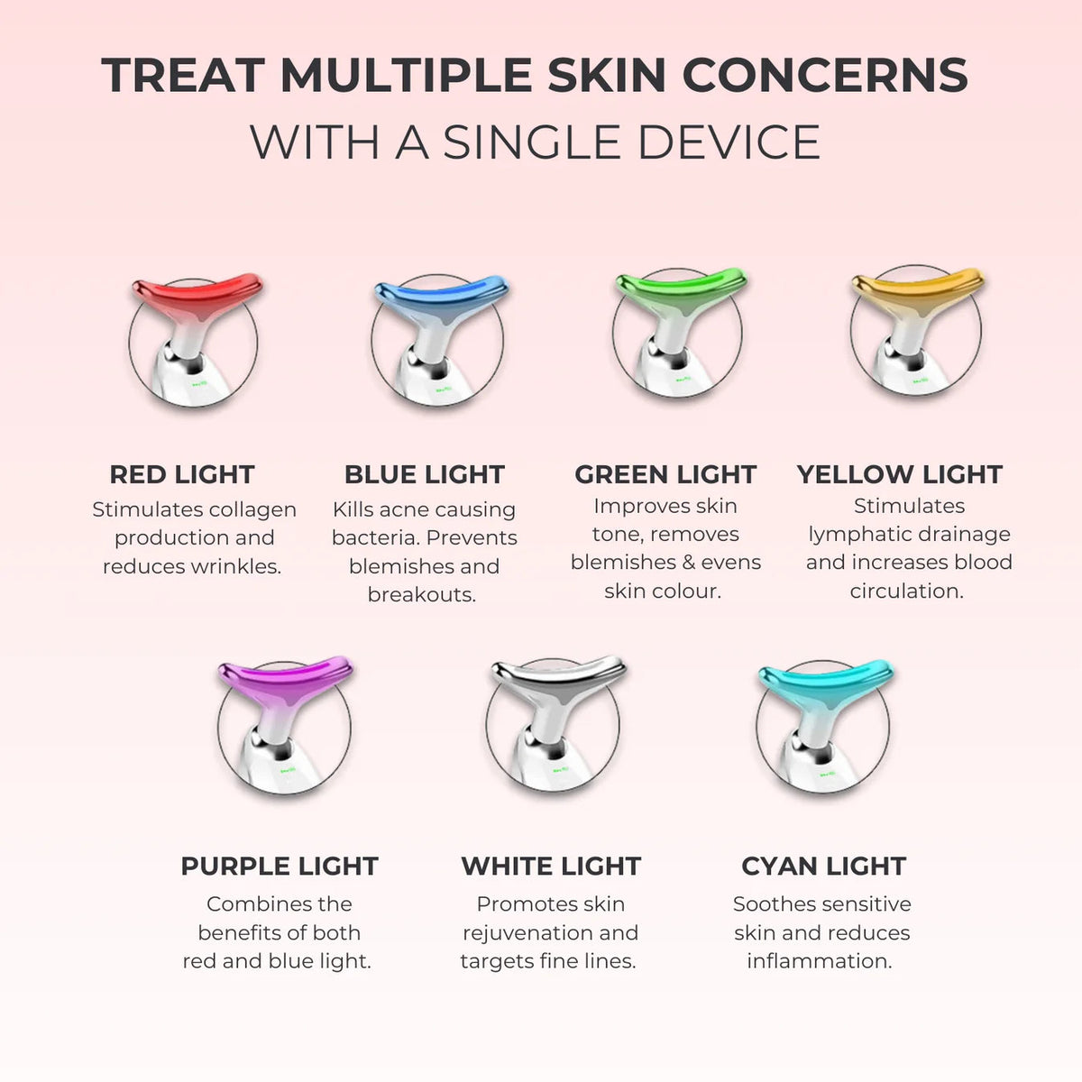 7-in-1 EMS Microcurrent LED Facial Sculptor