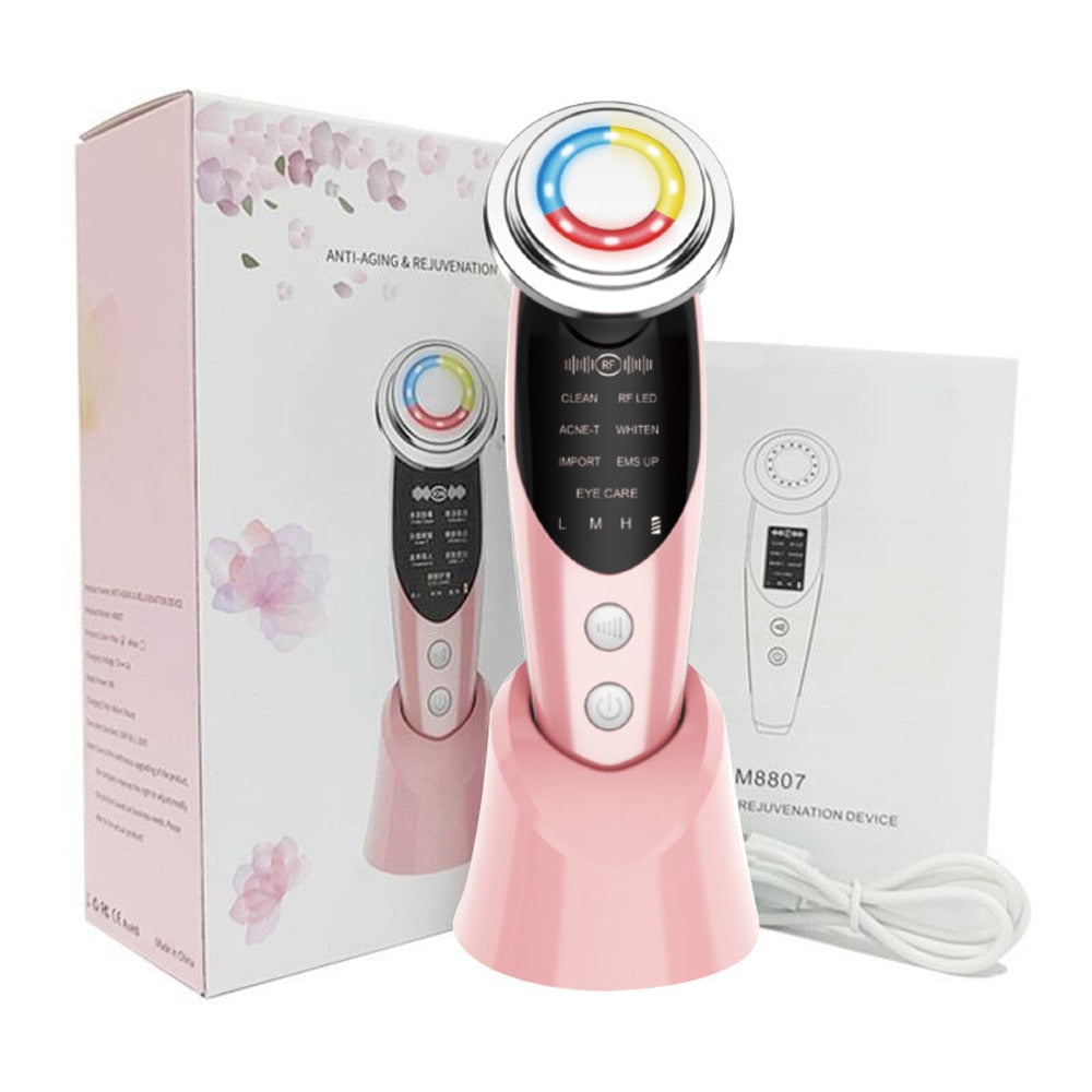 7-in-1 RF Microcurrent Face Massager