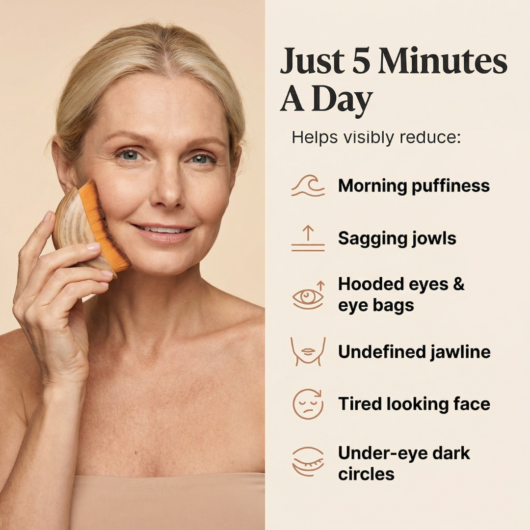 Silicone Lymphatic Drainage Face Brush main-2