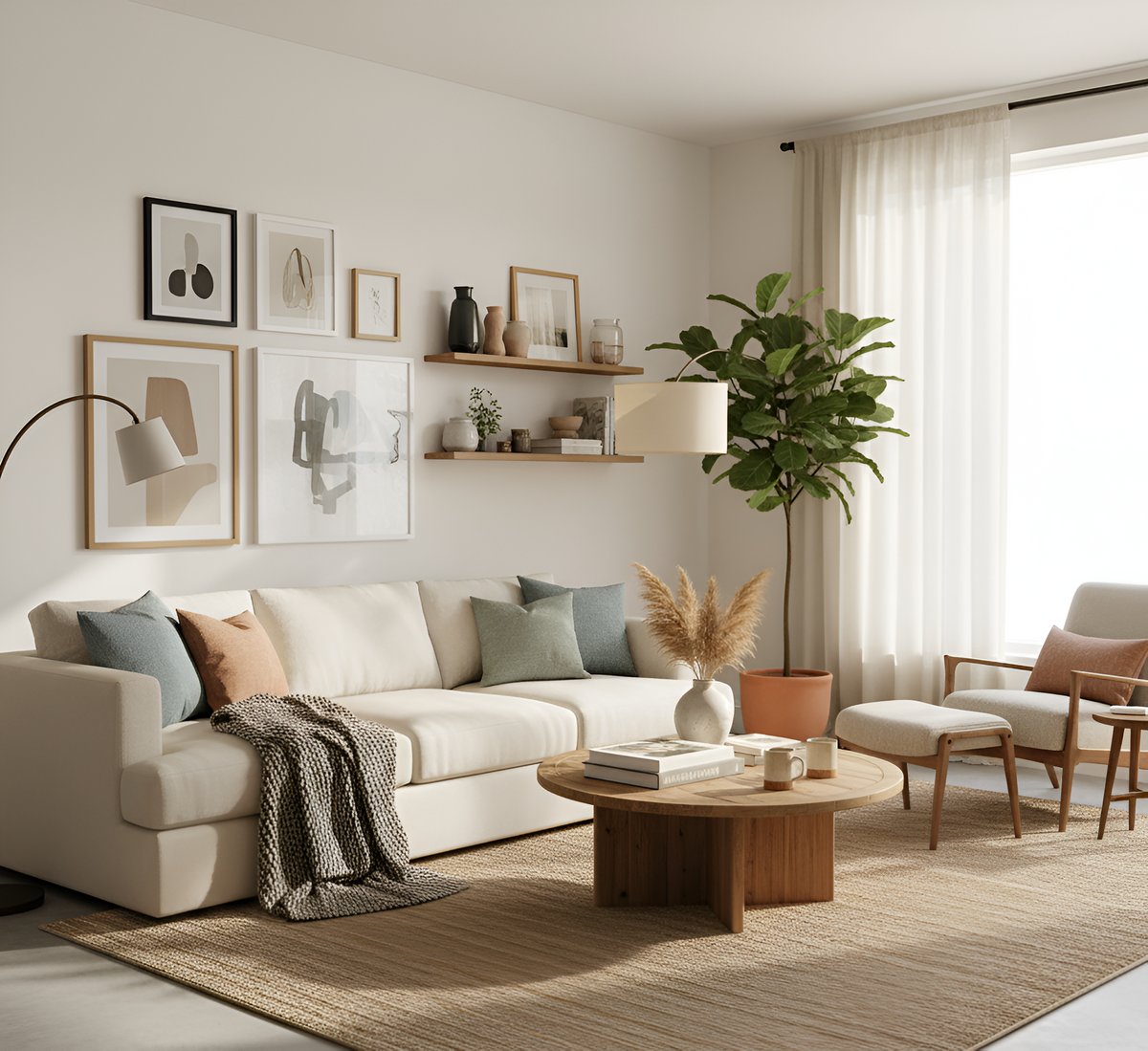 Curated home décor with heart